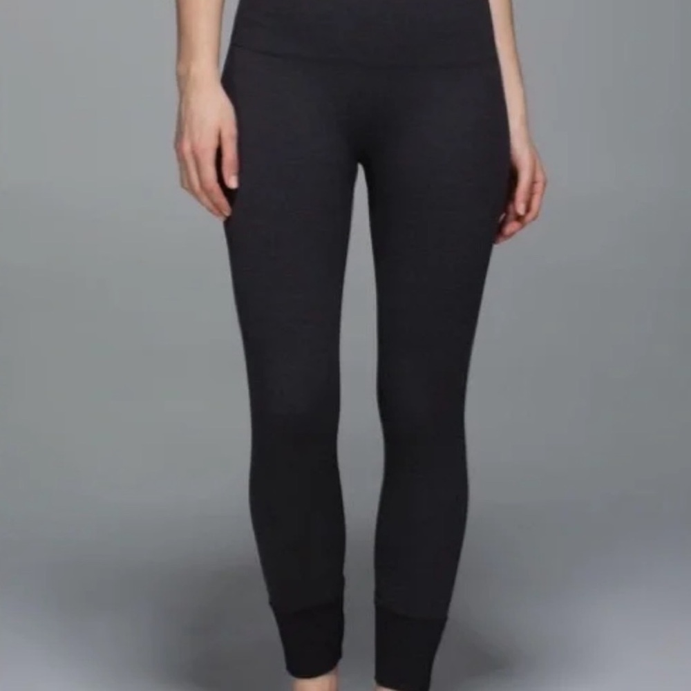Lululemon Gray Ebb To Street Pant Seamless Leggings
